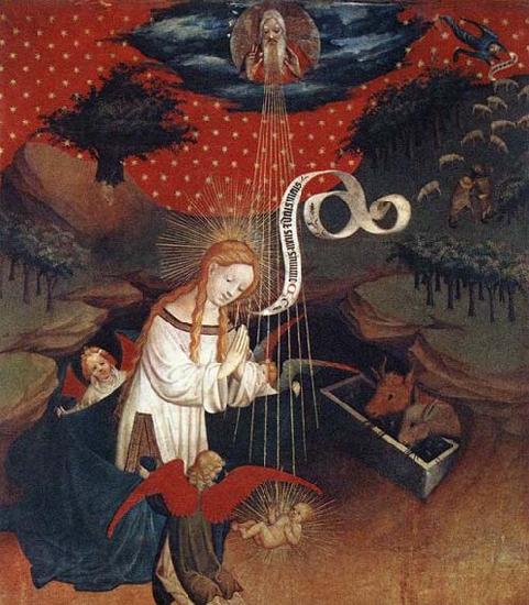 Master Francke Birth of Jesus Germany oil painting art